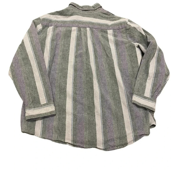 đź‘”Vintage Raintree Southern Collection by Hampton Striped Long Sleeve Shirt XXL đź‘” - Picture 2 of 3